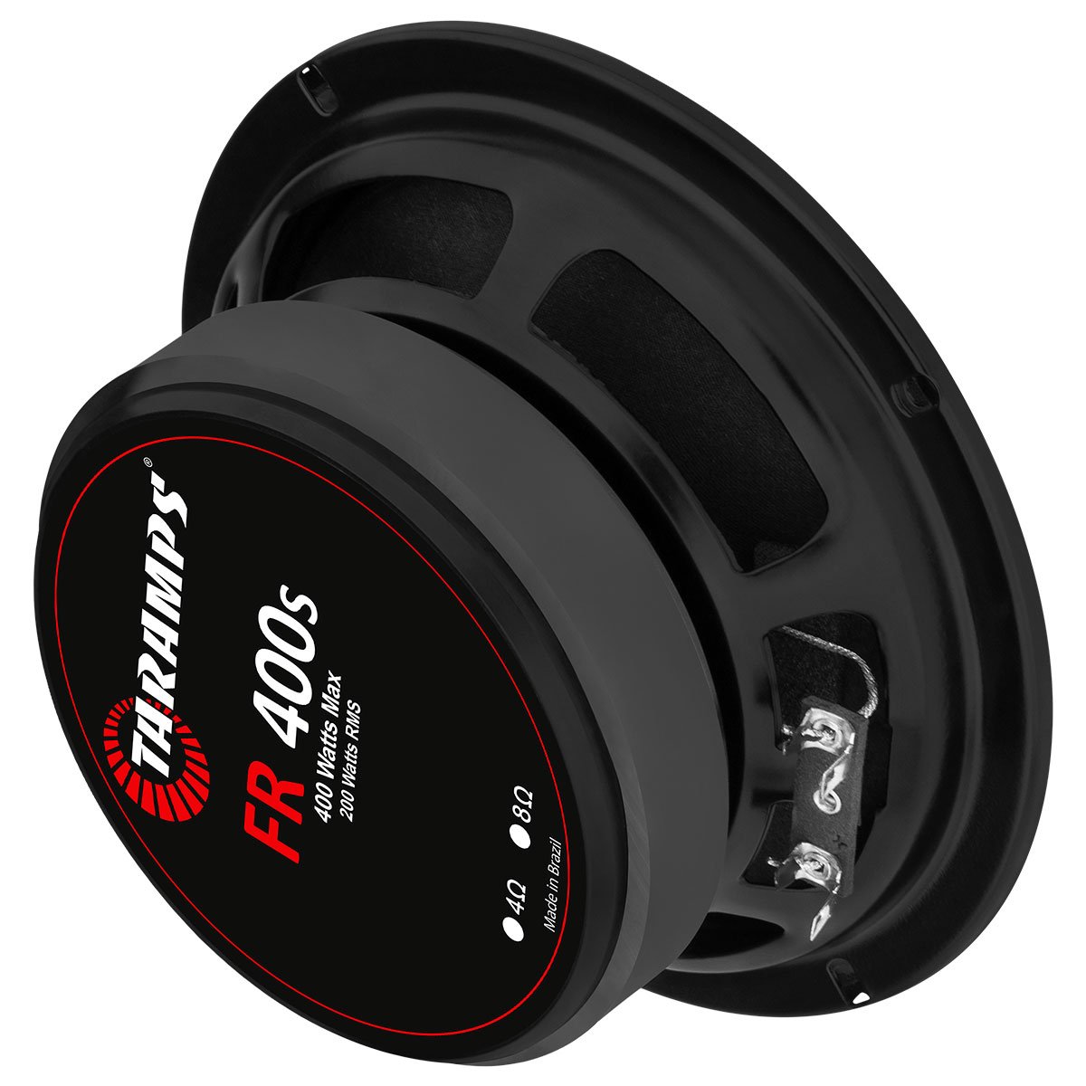 Taramps 6" FR 400s Loudspeaker 4 or 8 Ohms 200 Watts Rms 400W Musical Power Full Range Car Audio Speaker 6Inch Compact for Doors