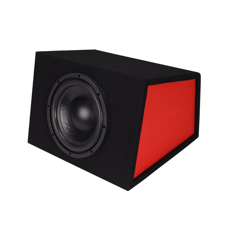 Factory Wholesale Bass Subwoofer with Enclosure Active Car Audio Speaker 10 Inch DC 12 V Car Sub Woofer with Amp