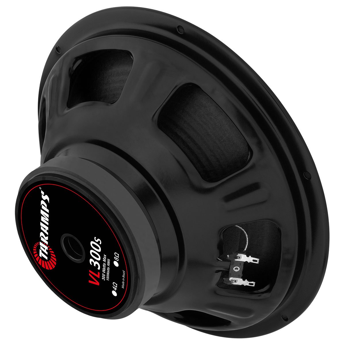 Taramps Loudspeaker 12" VL300S 4 or 8 Ohms 150 Watts Rms 300W Max Speaker Sound Ideal for Advertising Cars and Guitar Amplifiers