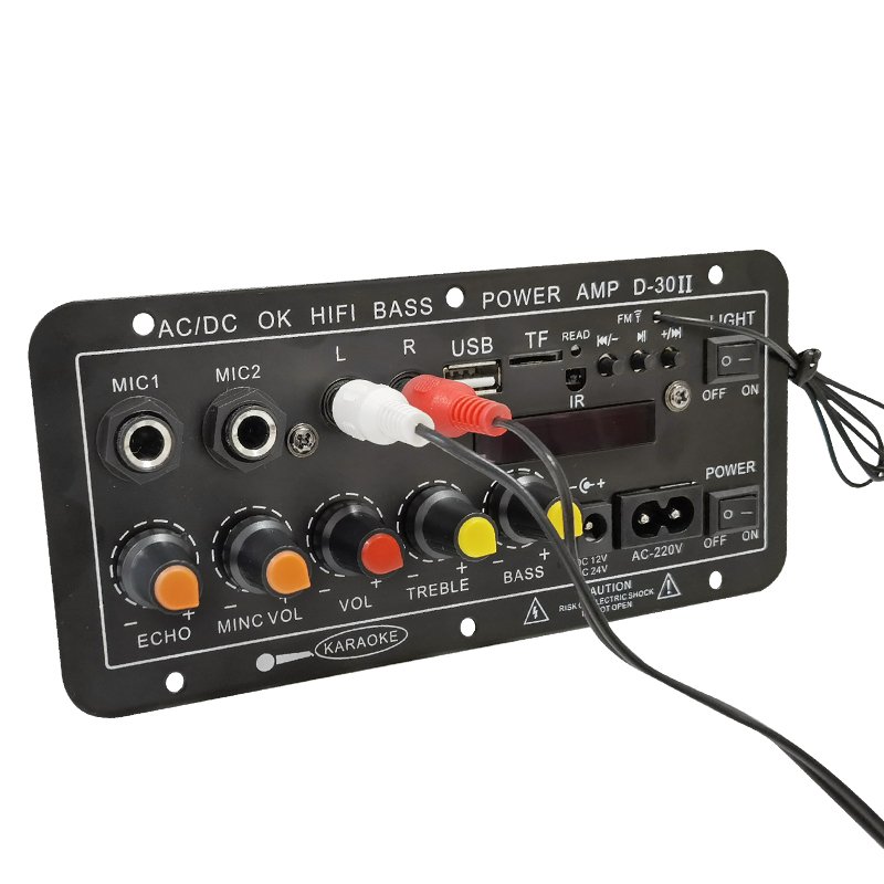 Customizable HI-FI Subwoofer Power Amp 12V/24V/220V High Bass D30 Amplifier Board Professional Home/KTV/Audio Car Music