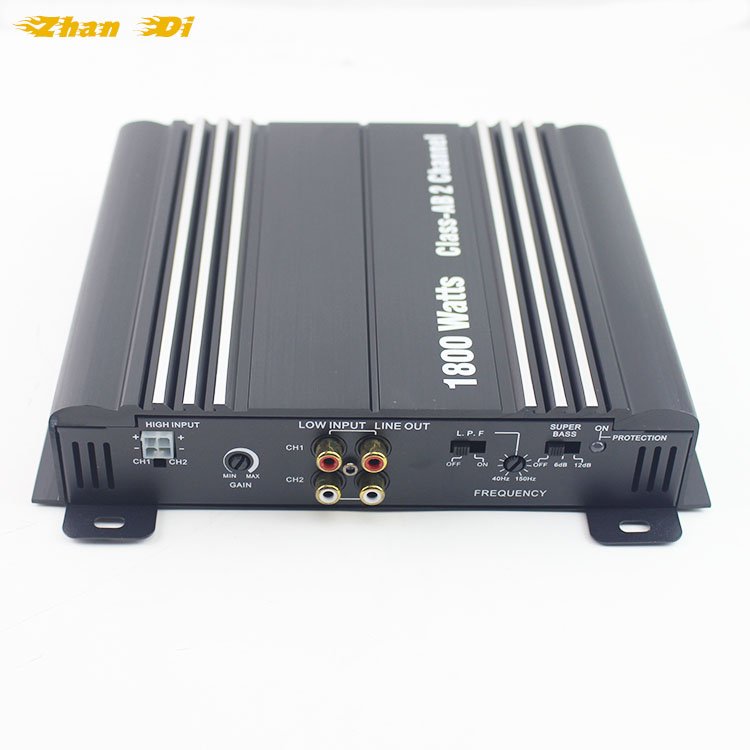 Manufacturer Direct Sales 2-Channel Class AB Car Audio Subwoofer Amplifier Big Power Sound System