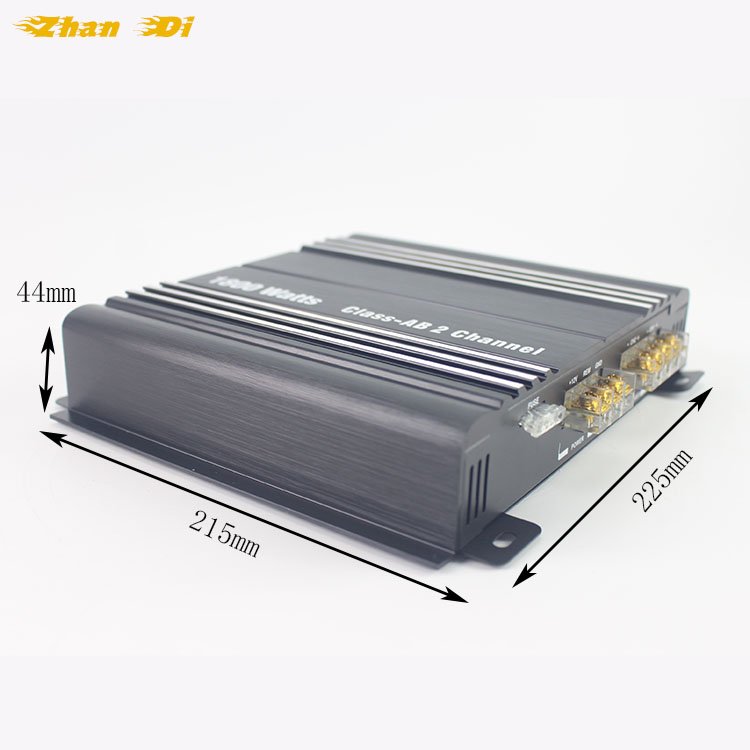 Manufacturer Direct Sales 2-Channel Class AB Car Audio Subwoofer Amplifier Big Power Sound System