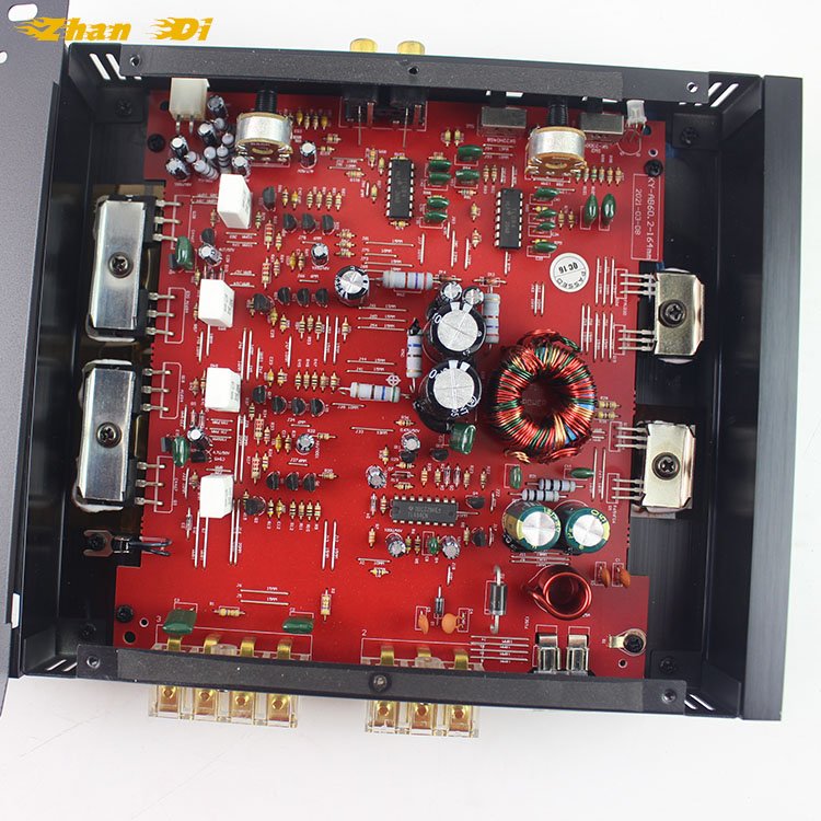 Manufacturer Direct Sales 2-Channel Class AB Car Audio Subwoofer Amplifier Big Power Sound System