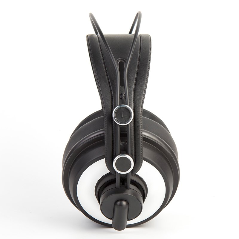 Professional Recording and Mixing Over-Ear Headphones suitable for DJ stage performances equipped with 50mm isolating earcups