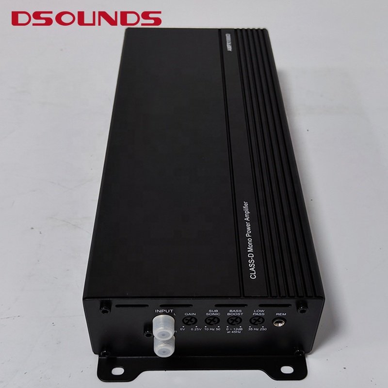 Mini Car Audio Amplifier 2800WRMS Big Power Class D Car Amplifier Monoblock Amplifier for Subwoofer of Car Sound System