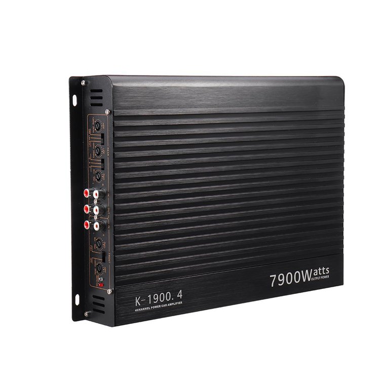 Cheap Price Car Audio Power Amplifier 12V Class AB Car Amplifier 4-channel(K-1900.4)