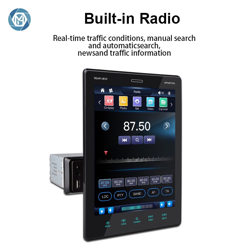 2022 New Dab Autoradio 1 Din 9inch Android Car Stereo 8gb Radios Para Autos Con Pantalla 1 Din Car Mp4 Player 9510