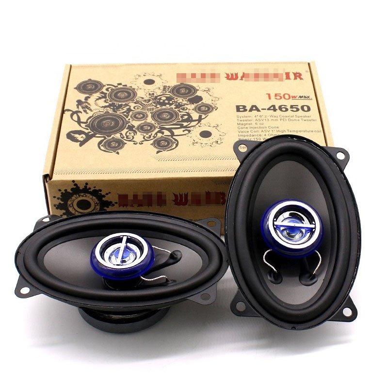 4x6 Inch 12V Coaxial Speaker Refit Car Door Audio Music Stereo Tweeter Mid-woofer Full Range Frequency Speakers