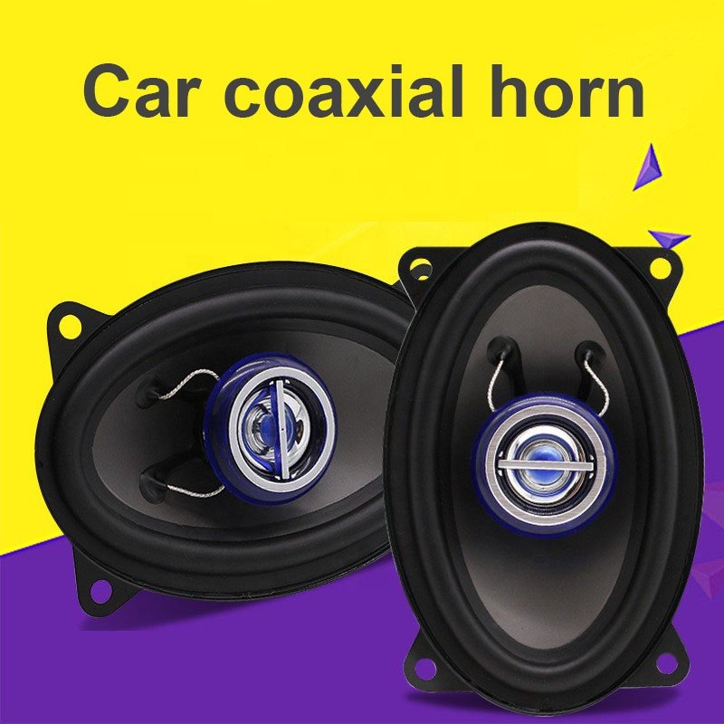 4x6 Inch 12V Coaxial Speaker Refit Car Door Audio Music Stereo Tweeter Mid-woofer Full Range Frequency Speakers