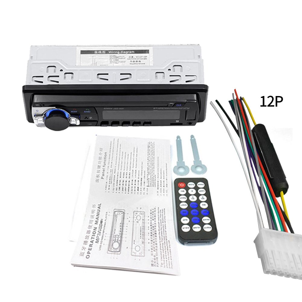 JSD-520 Car Mp3 Player 7388 4x60W Power Radio Audio 12V-24V Optional BT/USB/TF/AUX 1Din OEM/ODM