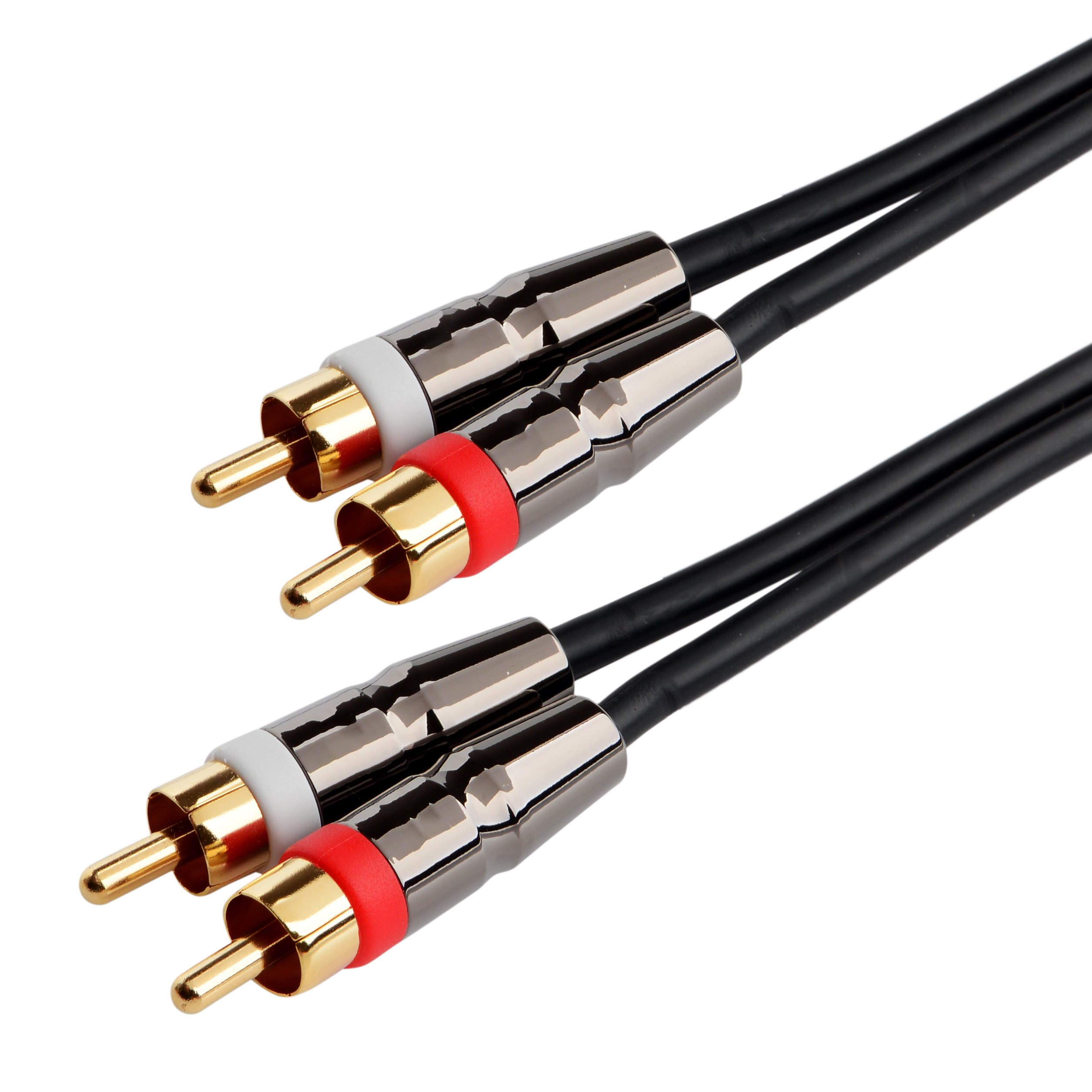 Male to Male Video AV RCA Cable Kabel 1 Car Cabo Audio OFC 2 RCA Cable AV 2RCA Hifi Signal Car Audio Speaker