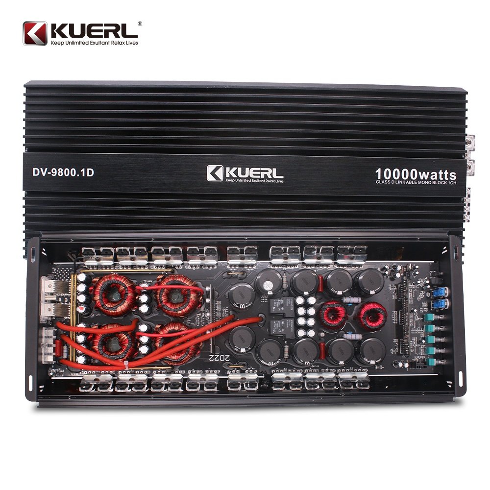 Factory Price Class D 1 Channel Car Amplifier Big Power Monoblock Digital Car Power Amplifier
