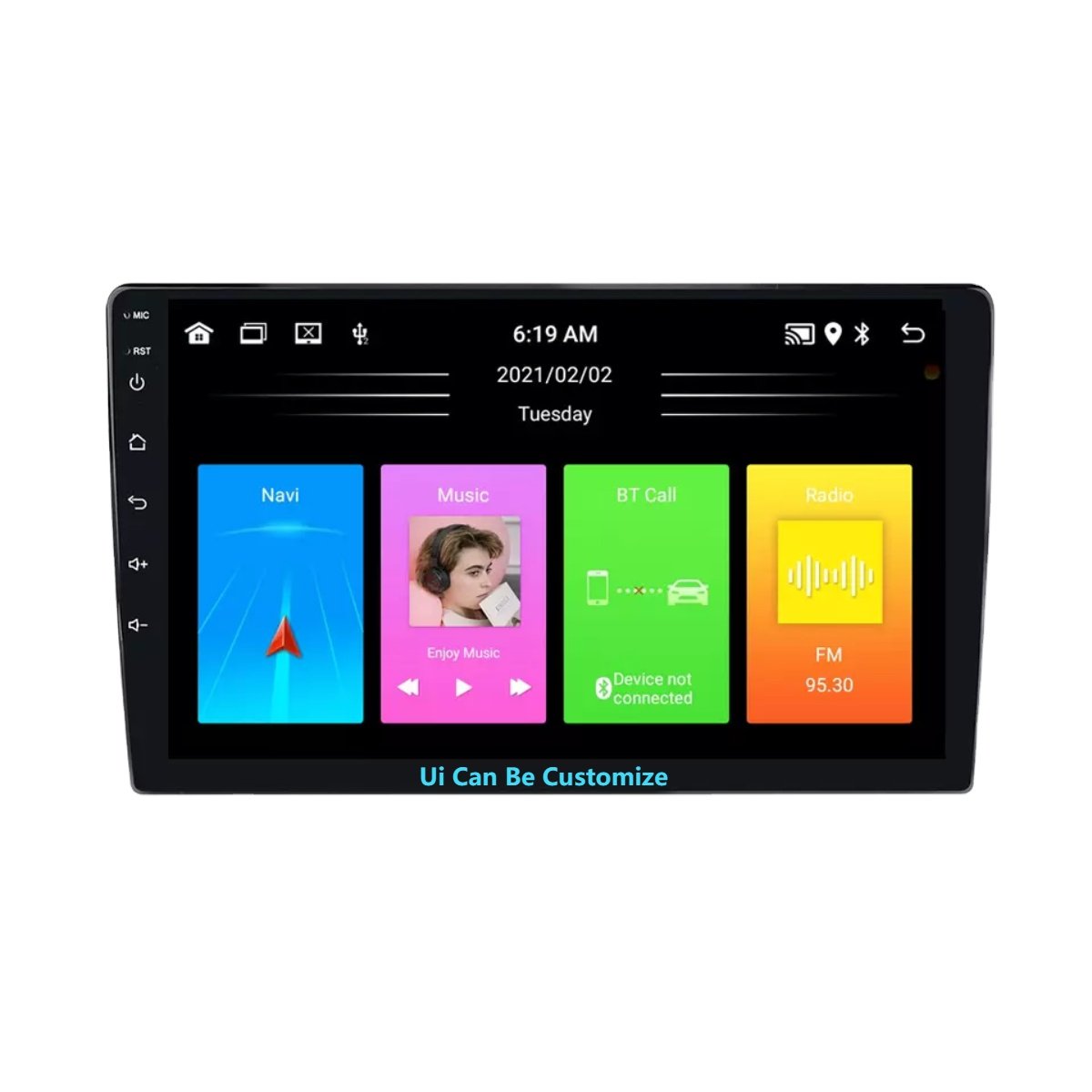 9/10.1 Inch Android Car Stereo 1+16g FM RDS AUX BT Android Rear View Camera Supported