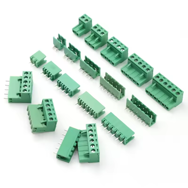 300V 15A Aimer 5.08mm Pitch Pluggable Terminal Block 2-16 Pin Male Female 2EGG 2EDGK 5.08 Plug-In Terminal Block Connector