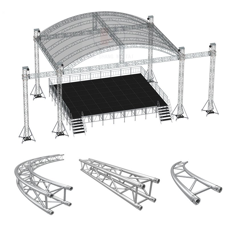 Aluminum Stage Truss Lighting Clamp Hook Coupler Truss Display Truss System Accessories Sample Holder2-1