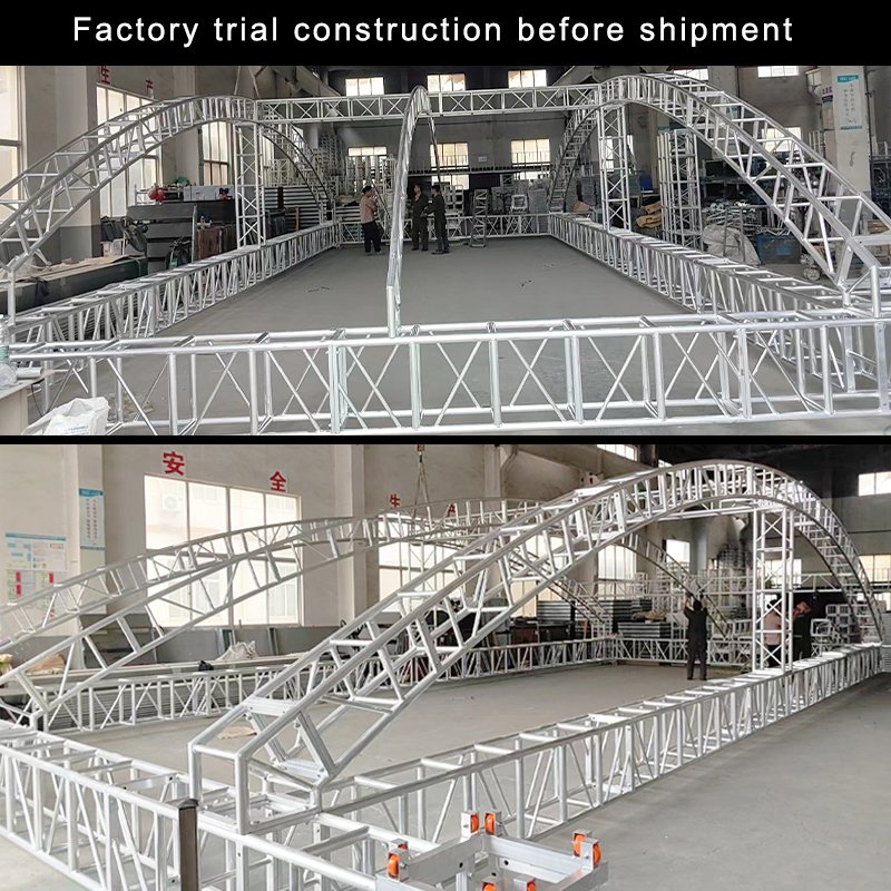 Aluminum Stage Truss Lighting Clamp Hook Coupler Truss Display Truss System Accessories Sample Holder2-1