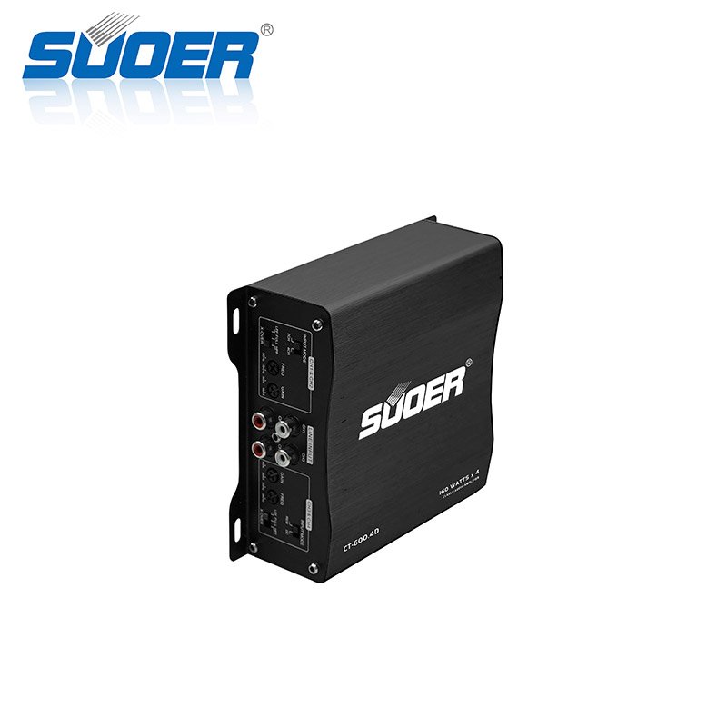 Suoer CT-600.4D-U Professional Big Power Amplificador De Coche Full Range Car Amplifier