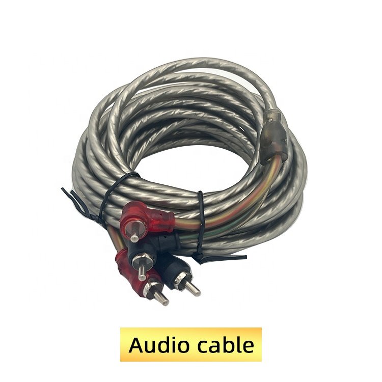 Car Audio Wire Cable Set 8GA Car Amplifier Cable High Quality 5M Cable Wiring Kit for Car Active Subwoofers