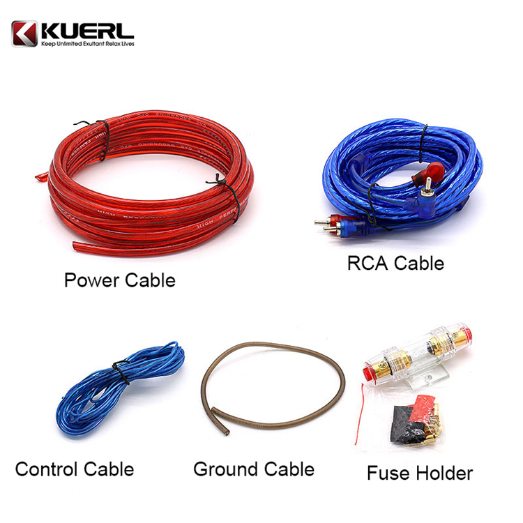 10Ga Use for Car Copper-Clad Aluminum Car Amplifier Wiring Kit
