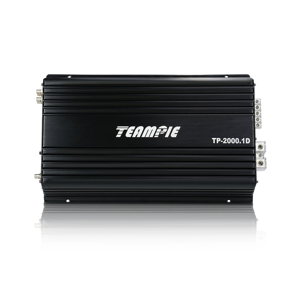 Teampie OEM High Power RMS 2000 Watts Class D Monoblock Strappable Korean Car Amplifier TP-2000.1D