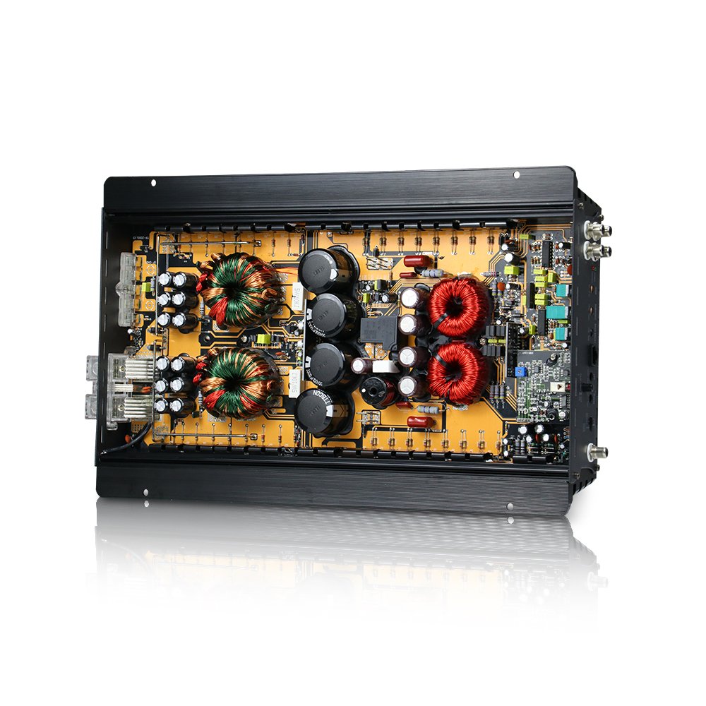 Teampie OEM High Power RMS 2000 Watts Class D Monoblock Strappable Korean Car Amplifier TP-2000.1D