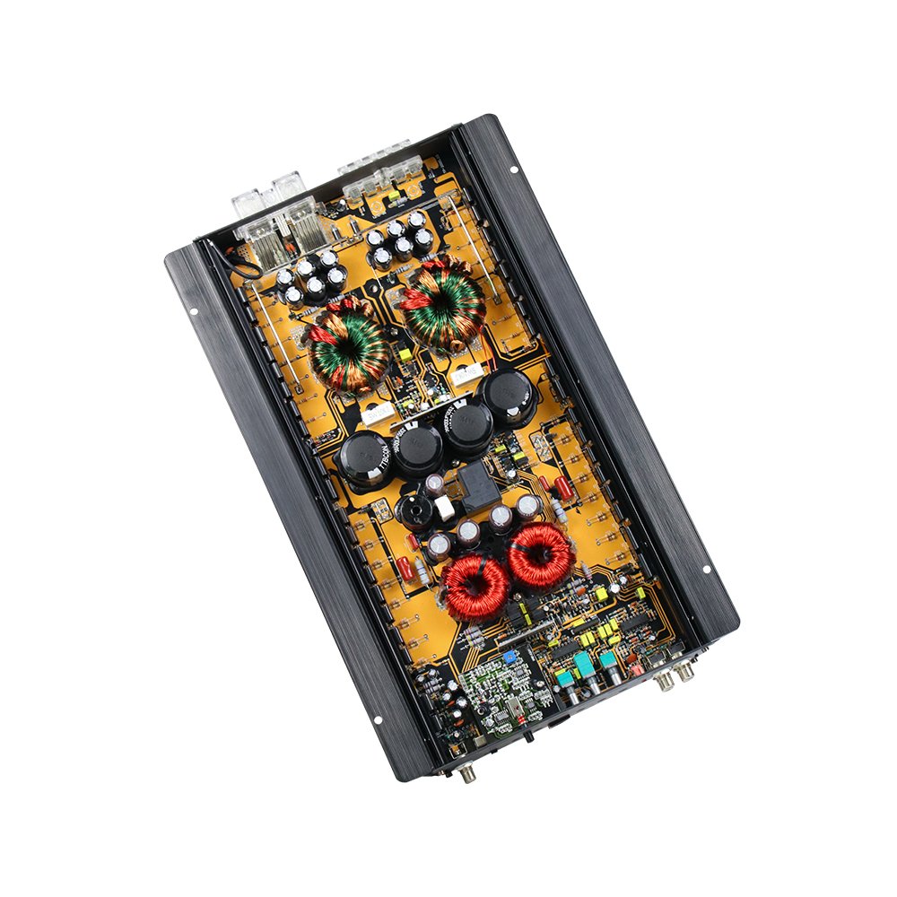 Teampie OEM High Power RMS 2000 Watts Class D Monoblock Strappable Korean Car Amplifier TP-2000.1D