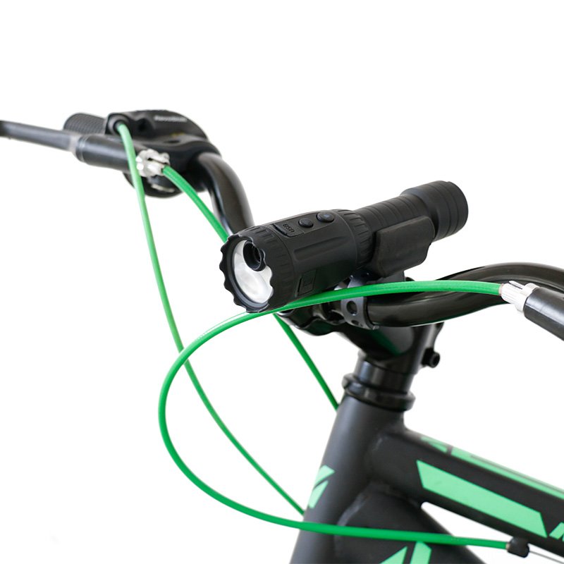 Rechargeable flashlight camping accesorios bike lights magnet bicycle front lights with HD Video Camera LED Flashlight