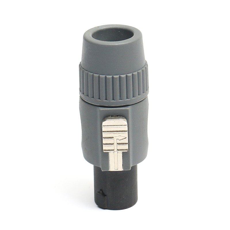 OEM Free Sample 8000-8500 Plug and unplug lifespan Audio Speaker Connector Audio cable amplifier Ohm connector Audio plug