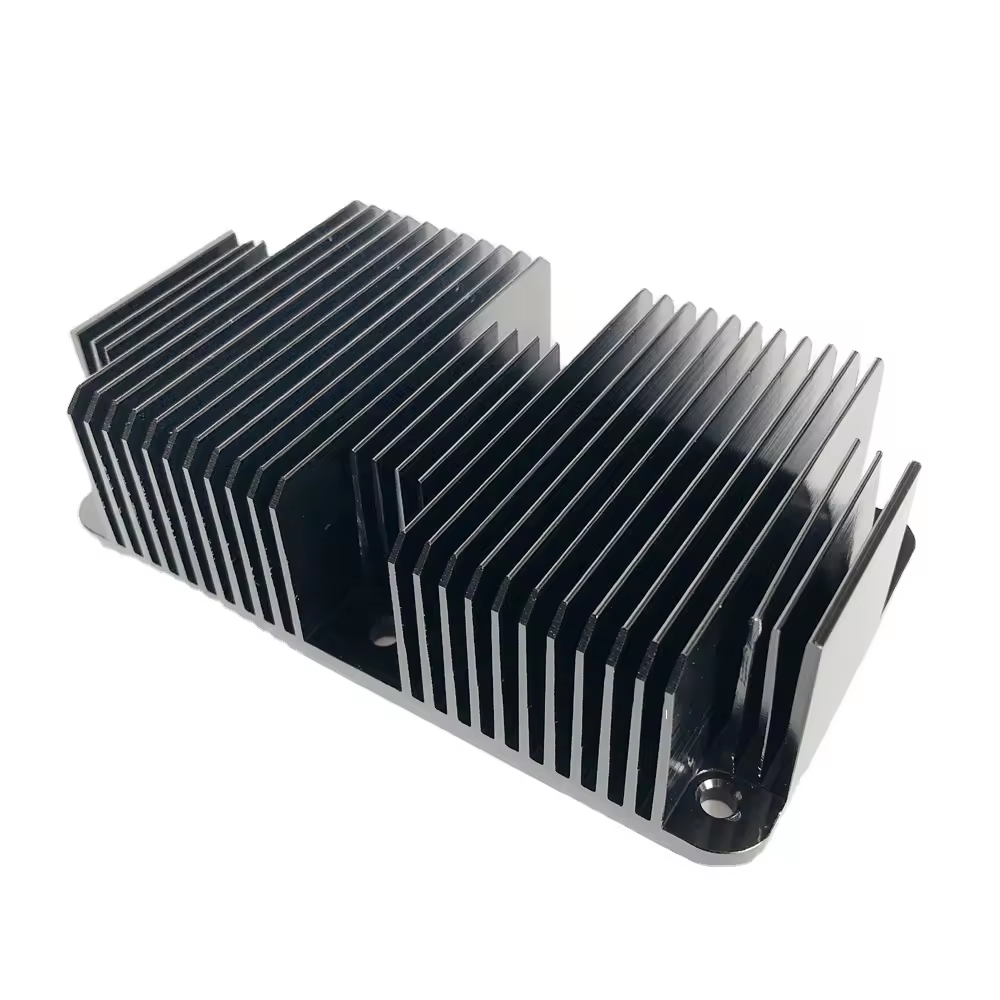 6063T5 6061T6 Extruded Aluminum Heat Sink for Car Amplifier , Heatsink Cooling Fin Profile Aluminium Radiators Uk Ireland Market