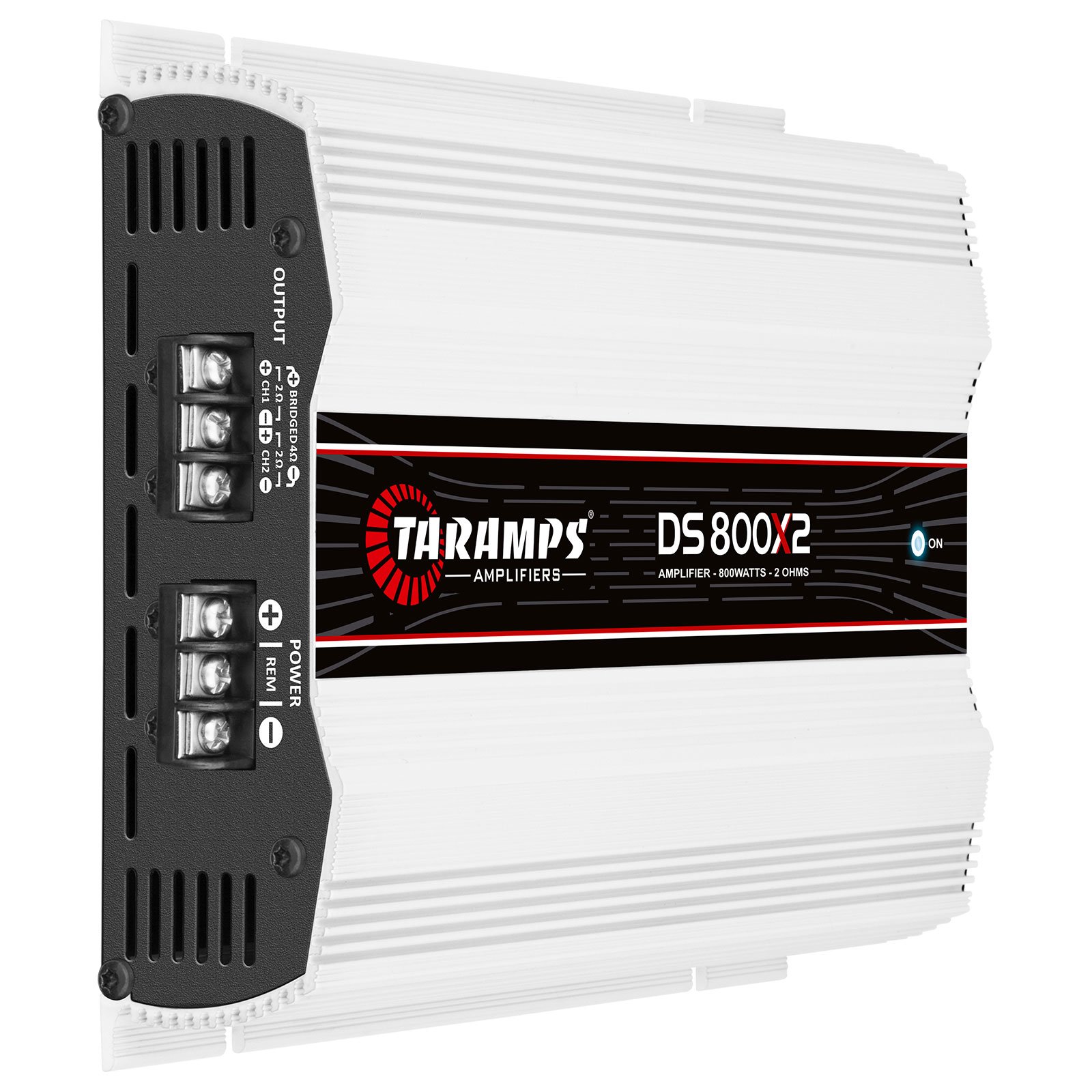 Taramps DS 800x2 2 Ohms Amplifier 800 Watts RMS 2 Channel 400x2 Watts RMS Digital Crossover HPF LPF Bridgedable Car Audio System