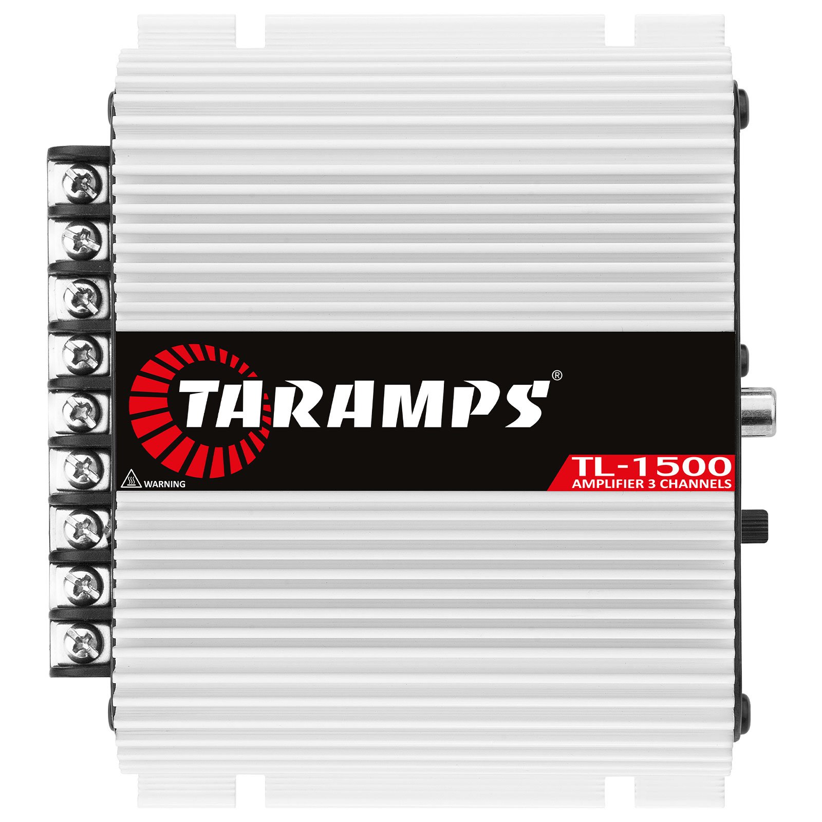 Taramps TL 1500 Full Range 390 Watts 3 Channels Car Audio 2 Stereo Channels 1 Sub Channel Amplifier RCA Wire Input Bass Boost