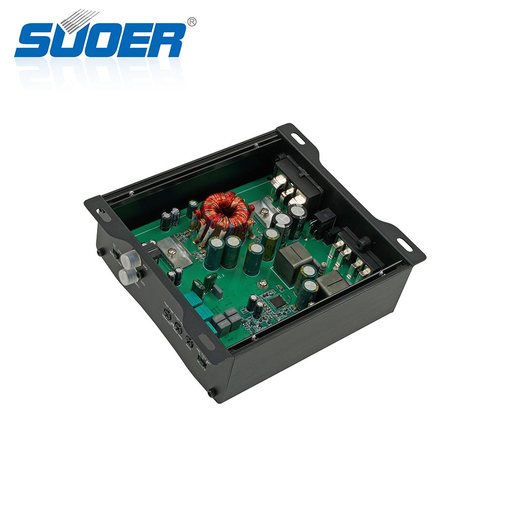 Suoer CT-300.2D Small Size Car Audio Amplifier 2 Channel Car Amp High Quality Big Power Amp