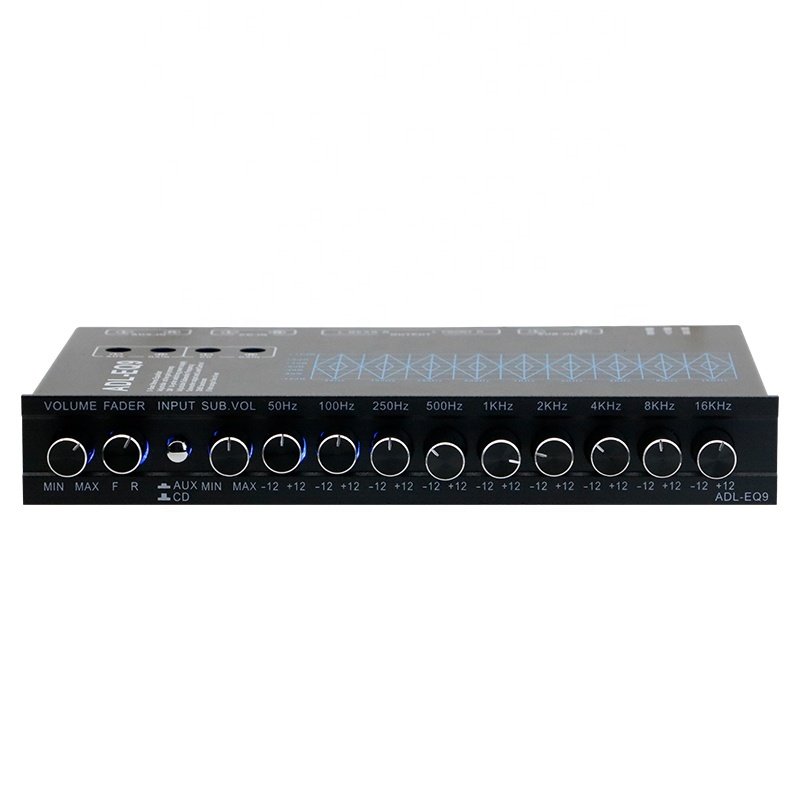 LDZS New Product 9-Band Graphic Equalizer -EQ9 Full Series Car Amplifier Equalizer Adjustable Filter