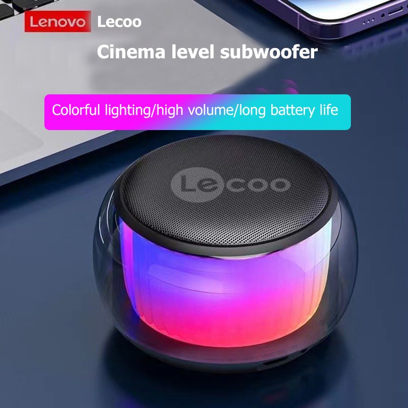 Custom Lecoo Colorful alexa 5.0 home theatre sound system mini portable pc rgb light sexy wireless speaker