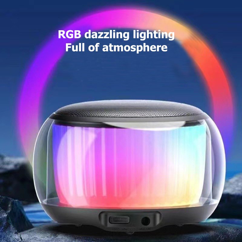 Custom Lecoo Colorful alexa 5.0 home theatre sound system mini portable pc rgb light sexy wireless speaker