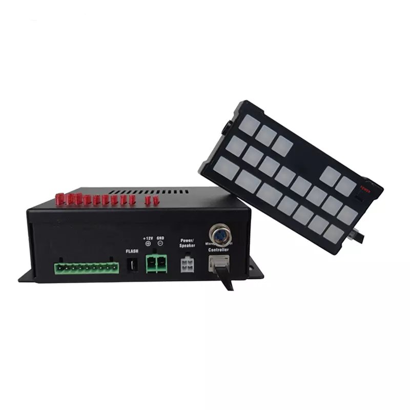 12V Multi Functions PA Alarm 100W Aluminum Horn High Power Plastic Aluminum 200w 4/8ohm 120 - 130db Siren 8-11ohm