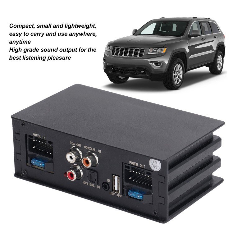 Car Sound Amplifier 12V Low Power Consumption Excellent Sound Quality Portable Car Stereo Amplifier for Car Audio Systems
