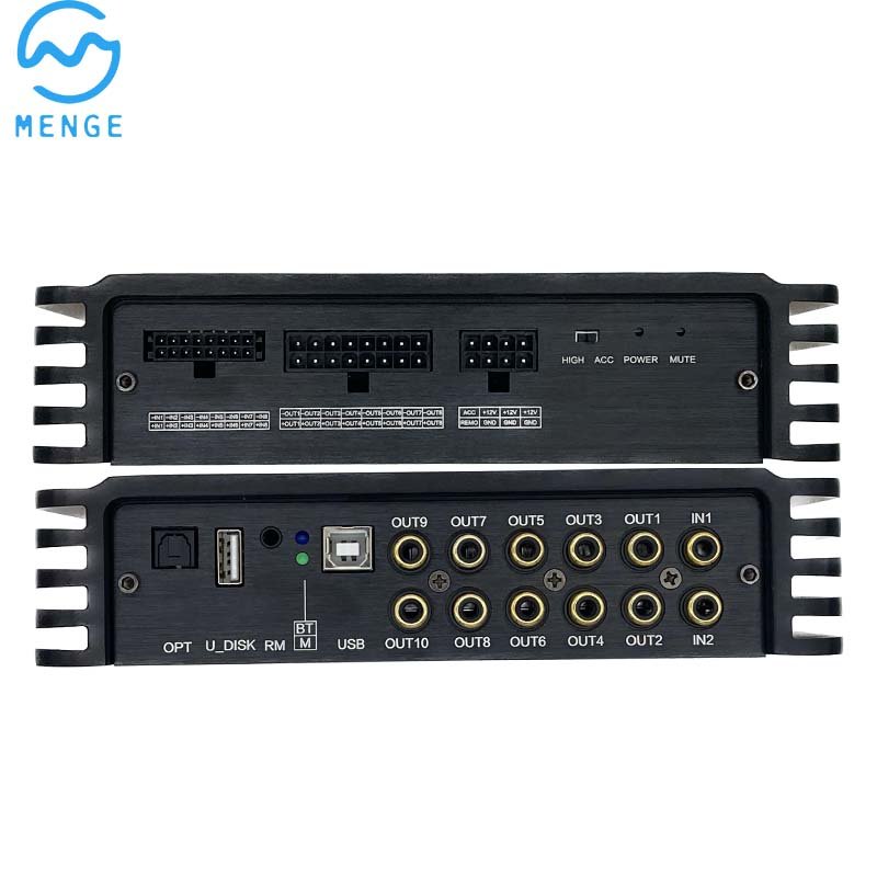 31 Band EQ Car Android IOS APP DSP Amplifier Channel 8 Class D Power Tube Car DSP Amplifier