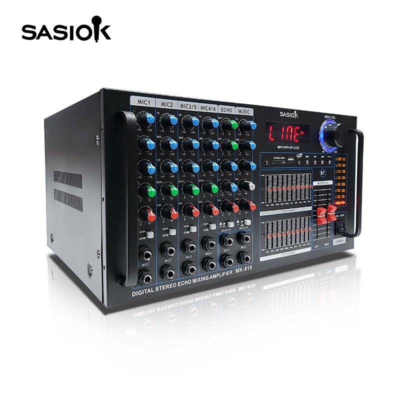 MK810 High Power Receivers & Amplifiers Home Theatre System Support BT/USB/SD/RCA Hifi Professional Manufacture Amplifier