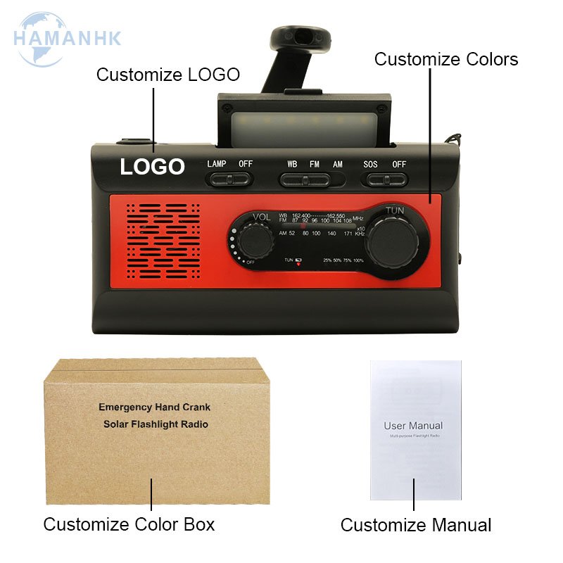 Portable Manual Audio Hand Video Power Solar Radios Sw Products Emergency Accessories Am Fm Radio