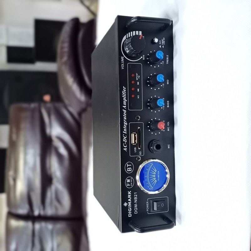 DC 12V/5A Functional Mini Car/Home Karaoke Amplifier with