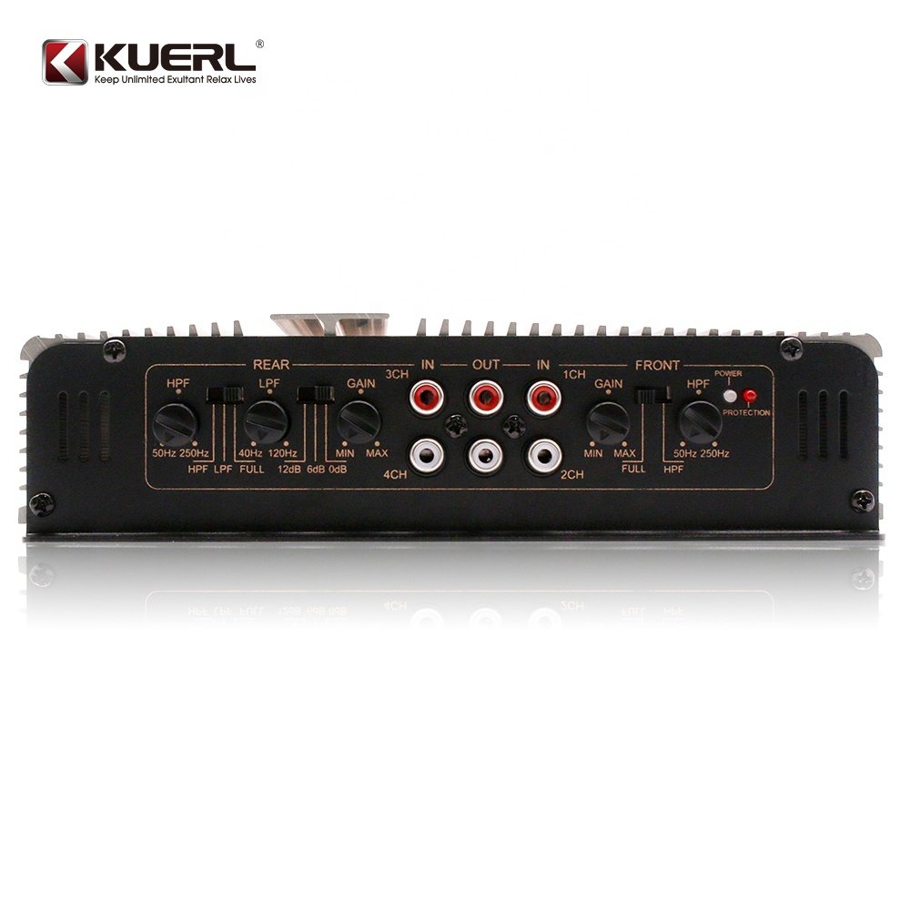 Hot Model Class AB 4 Channel Full Range Amplifier KL-618 High Quality 4x60W Car Sound Amplififier