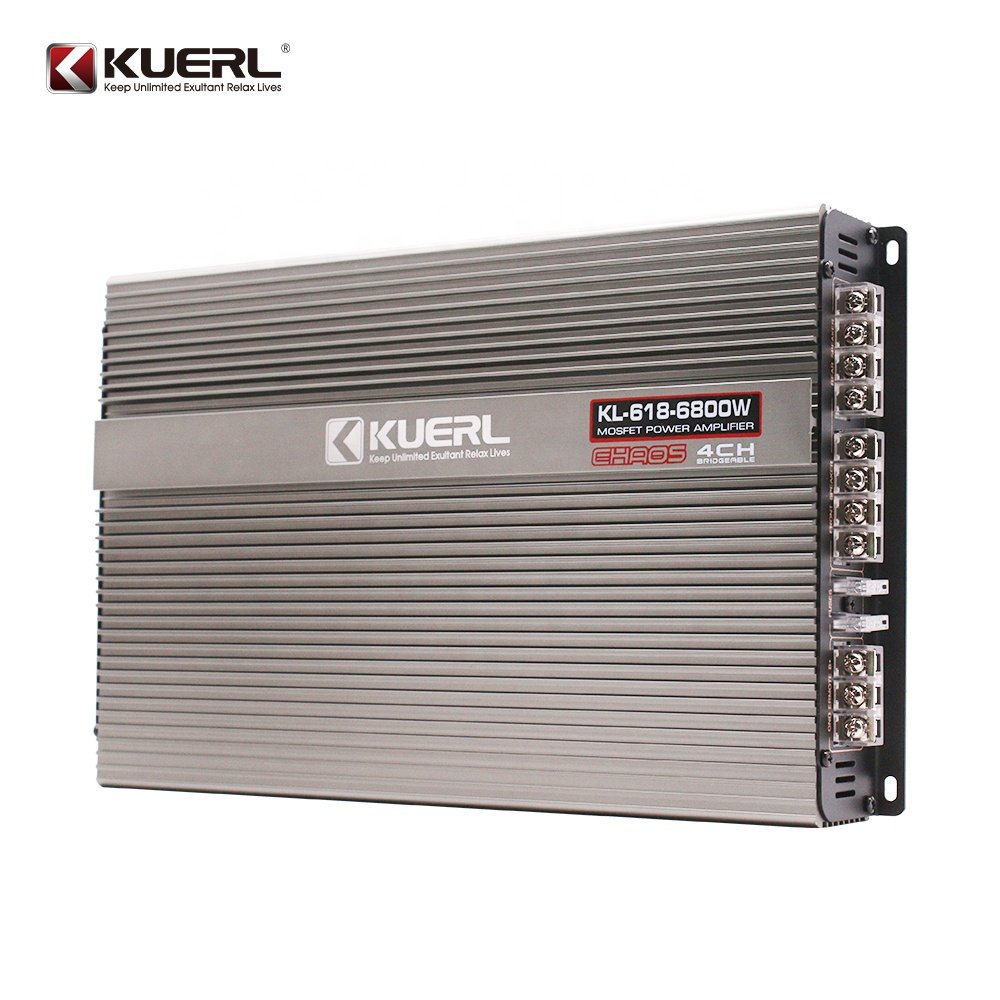 Hot Model Class AB 4 Channel Full Range Amplifier KL-618 High Quality 4x60W Car Sound Amplififier