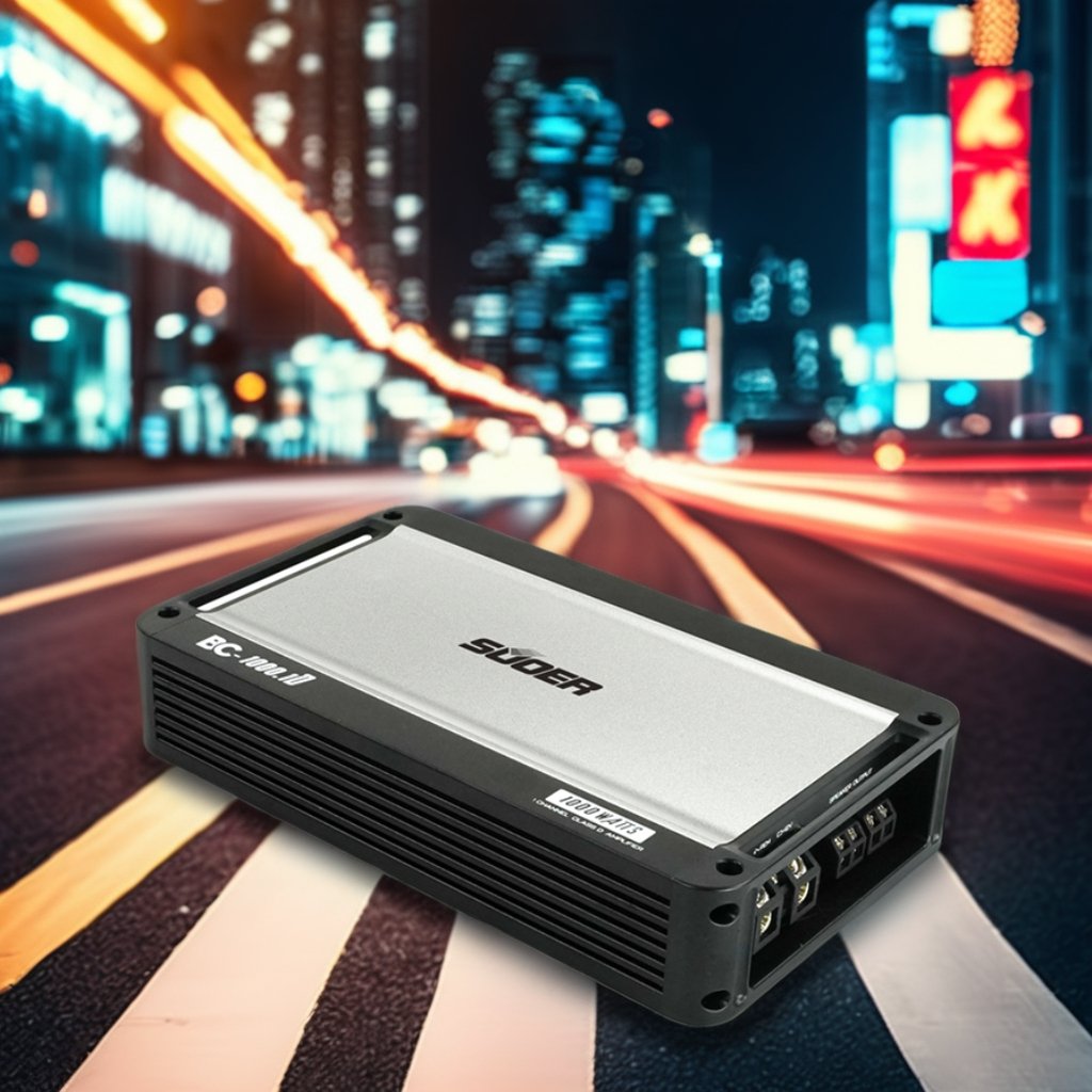 Suoer BC-1000.1 Monoblock Channel 3000 Watt Max Power Car Amplifier