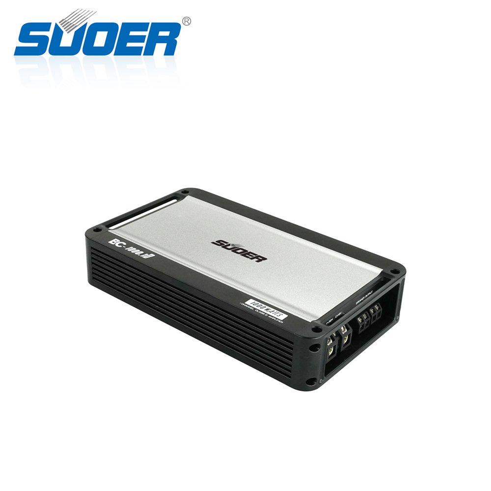 Suoer BC-1000.1 Monoblock Channel 3000 Watt Max Power Car Amplifier