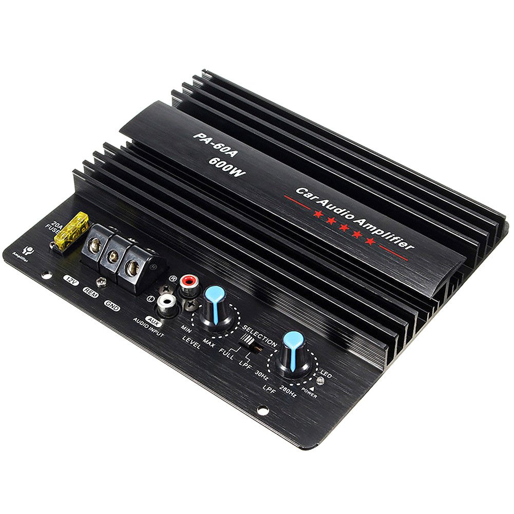 600W Car Subwoofer High-power Amplifier Board Car Audio 12V Original Brand Car Power Amplifier PA-60A