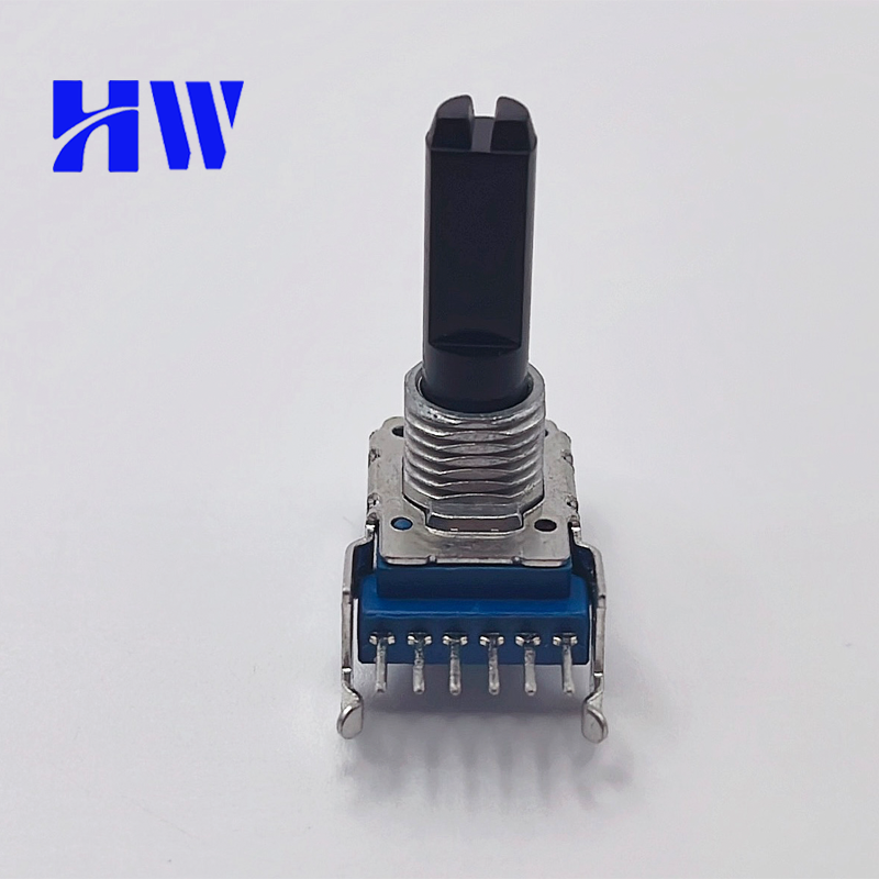 Factory OEM 11mm rotary a103 potentiometer 6 pin potentiometer volume control rotary 100k potentiometers for car amplifier