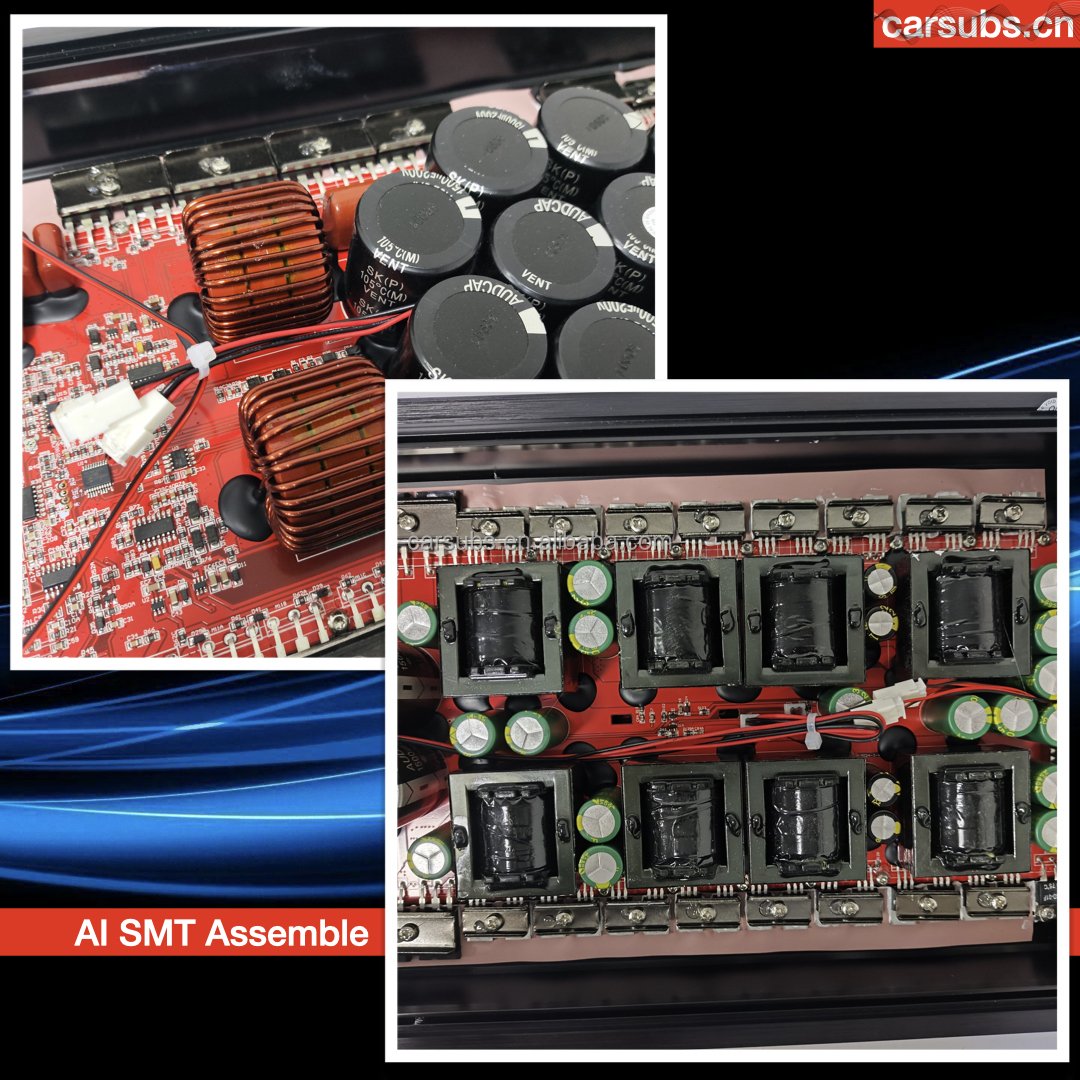 Brazilian Style Full Range RMS 18000W Car Subwoofer Amplifier Peak 36000W SPL Strong Bass 1 Ohm Monoblock Car Amplifier Class D