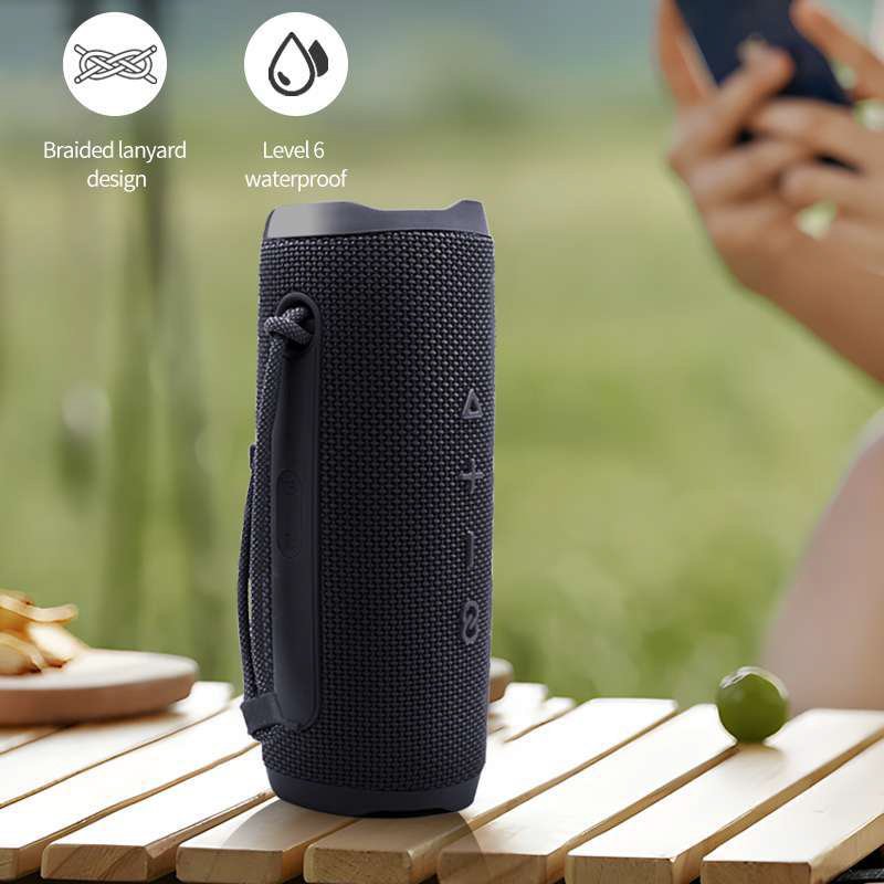 Super Quality Dual BT Speaker IPX7 Waterproof Woven Outdoor Speaker Portable Subwoofer Wireless Speaker