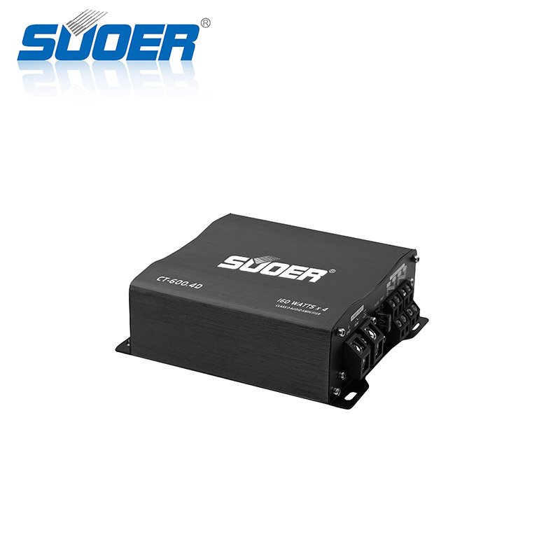 Suoer CT-600.4D-U Big Power with Small Size Amplificador De Coche Full Range Car Amplifier